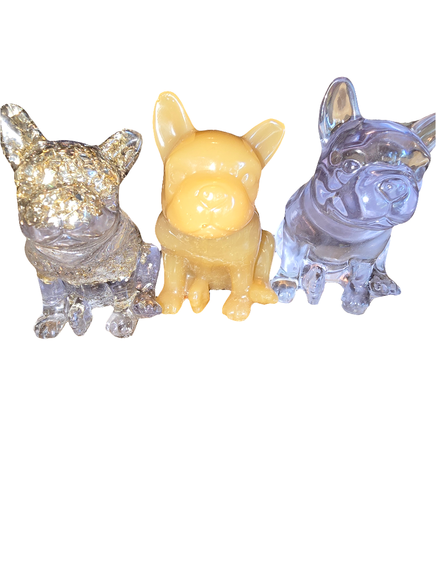 3d resin Frenchbulldogs