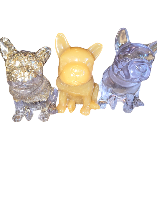 3d resin Frenchbulldogs